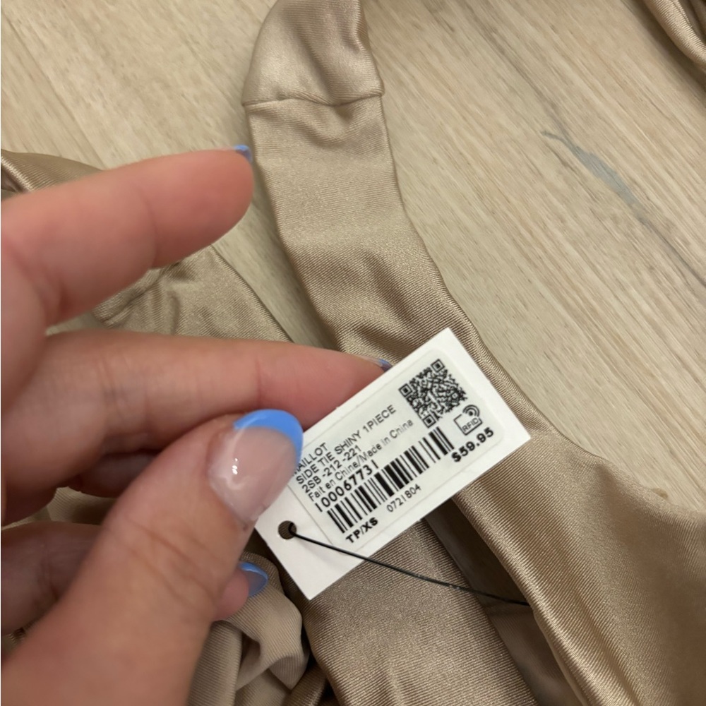 Satin Beige Dress